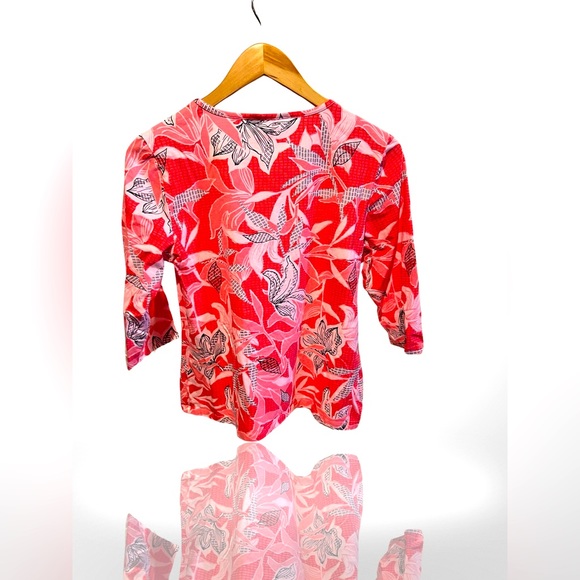 Christopher & Banks cotton tee w/ 3/4 length sleeves. - Picture 4 of 4